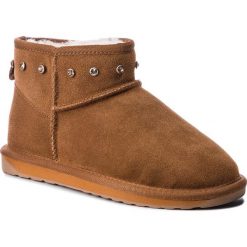 Buty EMU AUSTRALIA - Stinger Rhinestone Micro W11897 Chestnut. Brązowe buty zimowe damskie EMU Australia, ze skóry, na niskim obcasie. Za 599,00 zł.