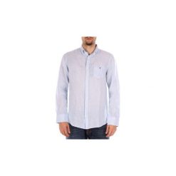 Koszule z długim rękawem Gant 3007220. Niebieskie koszule męskie GANT, xxl, bez wzorów, bez kołnierzyka, z długim rękawem. Za 508,93 zł.