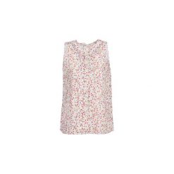 Bluzki Benetton MAGNOLIA. Białe bluzki damskie Benetton, s, bez wzorów, bez kołnierzyka, bez rękawów. Za 89,00 zł.