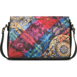 Torebki klasyczne damskie: Torebka „Transflores” z kolorowym wzorem – 25 x 17 x 5 cm