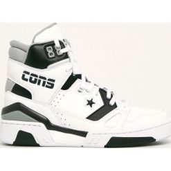 Converse - Buty skórzane. Białe buty sportowe męskie Converse, ze skóry, na sznurówki. Za 529,90 zł.