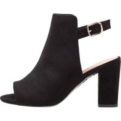 Sandały damskie: New Look Wide Fit WIDE FIT SLEEK Sandały na obcasie black