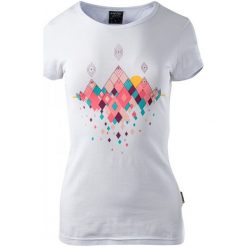 Hi-Tec Koszulka Lady Hubel White S. Białe bluzki sportowe damskie marki Hi-tec, s, z nadrukiem. W wyprzedaży za 25,00 zł.