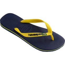 Havaianas - Japonki. Niebieskie kapcie męskie marki Havaianas, z gumy. W wyprzedaży za 69,90 zł.