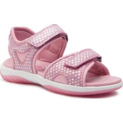 Sandały SUPERFIT - 4-09128-55 S Rosa. Różowe sandały dziewczęce Superfit, ze skóry, bez zapięcia. Za 269,00 zł.