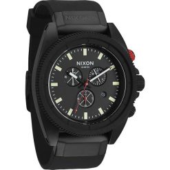 Zegarki męskie: Zegarek męski All Black Red Nixon Rover Chrono A2901760