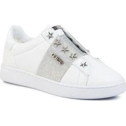 Sneakersy GUESS - Rush FL5RUS LEA12 WHITE. Białe półbuty damskie Guess, ze skóry ekologicznej. Za 469,00 zł.