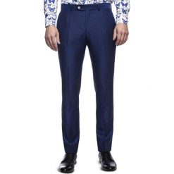 Spodnie MARCUS 16-22SB. Niebieskie spodnie męskie Giacomo Conti, s, bez wzorów, z wełny, eleganckie. Za 499,00 zł.