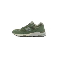 Buty New Balance 991 SDG. Zielone trampki męskie New Balance, bez wzorów, bez zapięcia. Za 781,88 zł.