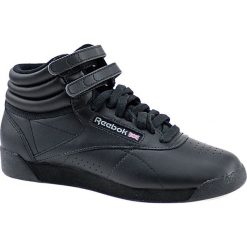 Reebok F/S HI 2240. Czarne buty sportowe damskie marki Reebok, bez wzorów, ze skóry, sportowe. W wyprzedaży za 249,99 zł.