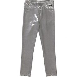 Legginsy dziewczęce: Legginsy „Piper” w kolorze srebrnym