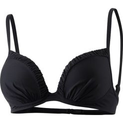 Biustonosz bikini w kolorze czarnym. Czarne stroje kąpielowe dwuczęściowe damskie Najlepsze stroje na plażę, z materiału. W wyprzedaży za 125,95 zł.