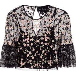 Bluzki asymetryczne: Needle & Thread CLIMBING BLOSSOM TOP Bluzka black