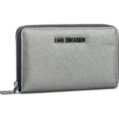 Duży Portfel Damski LOVE MOSCHINO - JC5559PP16LQ0906 Fucile. Szare portfele damskie Love Moschino, bez wzorów, ze skóry ekologicznej. W wyprzedaży za 239,00 zł.