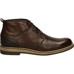 Botki męskie - 7361 GON TDM. Brązowe botki męskie Venezia, ze skóry. Za 279,00 zł.