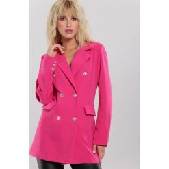 Fuksjowa Marynarka Baryon. Marynarki damskie Renee, s, bez wzorów. W wyprzedaży za 139,99 zł.