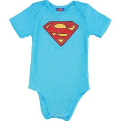 Superman Logo Body niebieski. Niebieskie body niemowlęce marki Superman, z nadrukiem. Za 32,90 zł.
