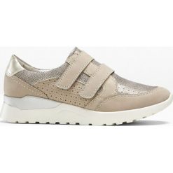 Wygodne sneakersy, tęgość H bonprix szary. Szare buty sportowe damskie bonprix, bez wzorów, sportowe. Za 179,99 zł.
