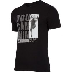 T-shirty męskie z nadrukiem: T-shirt męski TSM017 – głęboka czerń
