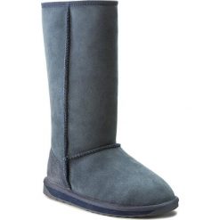 Buty EMU AUSTRALIA - Stinger Hi W10001 Indigo 2016. Niebieskie buty zimowe damskie EMU Australia, ze skóry, na niskim obcasie. W wyprzedaży za 549,00 zł.