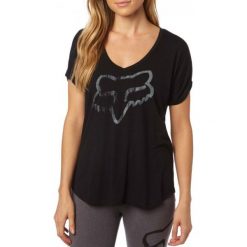 T-shirty damskie: FOX T-Shirt Damski Responded Vneck Roll Xs Czarny