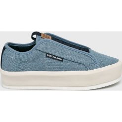 G-Star Raw - Buty Strett Lace Up. Niebieskie buty sportowe damskie G-Star RAW, bez wzorów, z gumy, sportowe. Za 369,90 zł.