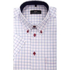 Koszula SERGIO slim 13-05-05. Czerwone koszule męskie Giacomo Conti, m, bez wzorów, z bawełny, button down, z krótkim rękawem. Za 149,00 zł.