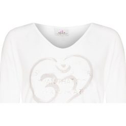 Bluza DEHA HARMONIC. Białe bluzy damskie Deha, z nadrukiem, z tkaniny, bez rękawów, bez kaptura. Za 360,00 zł.