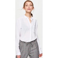 Gładka koszula - Biały. Białe koszule damskie marki Cropp, l. Za 59,99 zł.