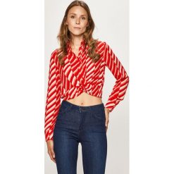 Glamorous - Bluzka. Czerwone bluzki damskie Glamorous, s, z poliesteru. W wyprzedaży za 69,90 zł.