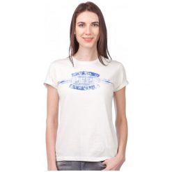Pepe Jeans T-Shirt Damski Erin Xs Kremowy. Białe t-shirty damskie marki Pepe Jeans, xs, z jeansu. W wyprzedaży za 94,00 zł.