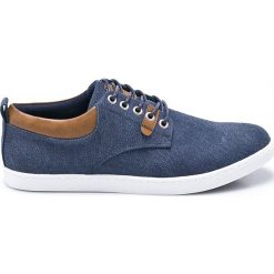 Bullboxer - Tenisówki. Niebieskie tenisówki męskie marki Bullboxer, z materiału, na sznurówki. W wyprzedaży za 139,90 zł.