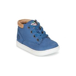 Buty Dziecko Shoo Pom BOUBA ZIP DESERT. Niebieskie trampki chłopięce Shoo Pom, bez wzorów, bez zapięcia. Za 223,30 zł.