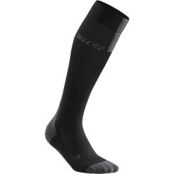 Skarpety Cep Run Compression Socks 3.0 M Szaro-Czarne. Szare skarpetki męskie CEP, bez wzorów, ze skóry. Za 189,99 zł.