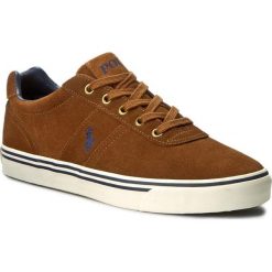 Tenisówki POLO RALPH LAUREN - Hanford A85 XZ4YQ XY4YQ XW4R6 816641859003 New Snuff. Pomarańczowe półbuty męskie Polo Ralph Lauren, z aplikacjami, ze skóry, na sznurówki. W wyprzedaży za 269,00 zł.