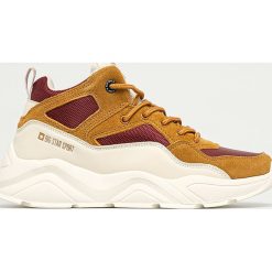 Big Star - Buty. Żółte buty sportowe damskie BIG STAR, bez wzorów, ze skóry, sportowe. Za 259,90 zł.