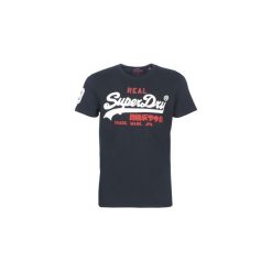 T-shirty z krótkim rękawem Superdry VINTAGE LOGO TRI TEE. Niebieskie t-shirty męskie Superdry, s, bez wzorów, vintage, bez kołnierzyka, krótkie. Za 126,70 zł.