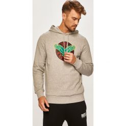 Diesel - Bluza. Szare bluzy męskie Diesel, s, z nadrukiem, z bawełny, z kapturem, bez rękawów, z kapturem. W wyprzedaży za 449,90 zł.