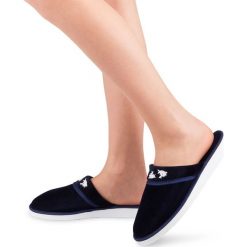 Kapcie damskie Natural Style NS-059 Granatowe. Kapcie damskie NATURAL STYLE, z bawełny. Za 28,00 zł.