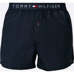 Tommy Hilfiger - Bokserki Woven Cotton. Niebieskie bokserki męskie TOMMY HILFIGER, s, bez wzorów, z bawełny. Za 129,90 zł.