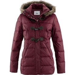 Kurtka pikowana (lekki puch) bonprix czerwony klonowy. Czerwone kurtki damskie bonprix, bez wzorów, z puchu, bez kaptura. Za 219,99 zł.