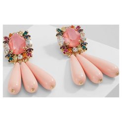 Kolczyki damskie: Anton Heunis CLUSTER EARRINGS Kolczyki coral/multicolour