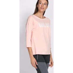 Łososiowa Bluzka Brand New. Różowe bluzki damskie Multu, s, bez wzorów, bez kołnierzyka, z długim rękawem. Za 19,99 zł.