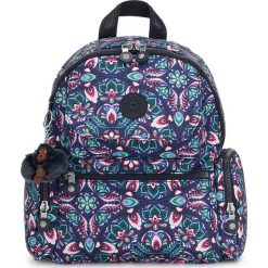 Plecak "Matta" w kolorze granatowym ze wzorem - 30 x 28,5 x 12 cm. Niebieskie plecaki damskie Kipling, bez wzorów, z poliesteru. W wyprzedaży za 169,95 zł.