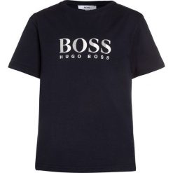 T-shirty chłopięce: BOSS Kidswear KURZARM ZBASIC Tshirt z nadrukiem marine