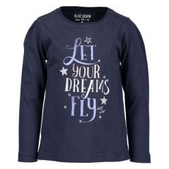 Blue Seven Koszulka Dziewczęca Z Napisem 128 Niebieska. Niebieskie bluzki dziewczęce marki Blue Seven, z napisami. Za 45,00 zł.