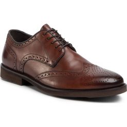 Półbuty LASOCKI FOR MEN - MI08-C708-706-01 Brown. Pomarańczowe buty wizytowe męskie Lasocki For Men, bez wzorów, ze skóry, eleganckie, bez zapięcia. Za 229,99 zł.