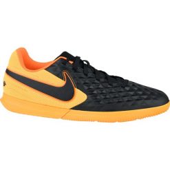 Nike Tiempo Legend 8 Club IC AT6110-008 buty halowe - halówki męskie czarne 47. Czarne buty sportowe męskie Nike, ze skóry, bez zapięcia, do piłki nożnej. W wyprzedaży za 189,99 zł.