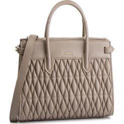 Torebka FURLA - Cometa 994220 B BTZ5 2Q0 Sabbia b. Szare torebki klasyczne damskie Furla, bez wzorów, ze skóry, klasyczne, bez dodatków. W wyprzedaży za 799,00 zł.