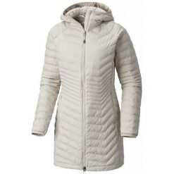 Columbia Płaszcz Damski Powder Lite Mid Jacket Light Cloud S. Szare płaszcze damskie marki Columbia, s, eleganckie. Za 599,00 zł.